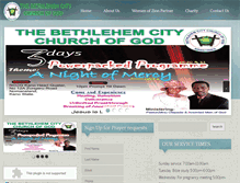 Tablet Screenshot of bccgministries.org